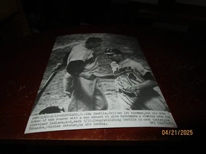 May 13 1961 Jim Gentile Baltimore Orioles Baseball Wire Photo 10th Home Run - Picture 1 of 2