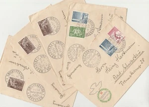  Olympic Games  Finland 1952  10 covers all different dates  - Picture 1 of 2