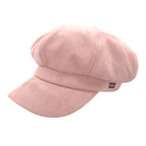 Craggi Baker Boy Gorra Imitación Gamuza Newsboy Rosa Polvoriento Mujeres Hombres Unisex Estilo Sombrero - Imagen 1 de 3