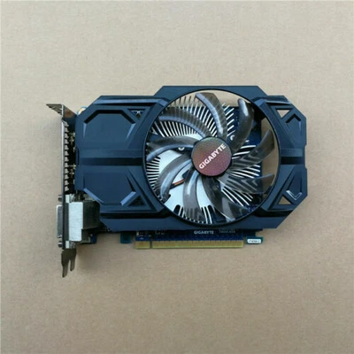 Original GIGABYTE NVIDIA GeForce GTX 750 Ti GV-N75TD5-2GI 128Bit 2 GB Video Card - Image 1 of 3