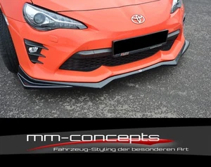 CUP Spoilerlippe SCHWARZ Toyota GT86 Frontspoiler Spoilerschwert Ansatz V2 II - Bild 1 von 8