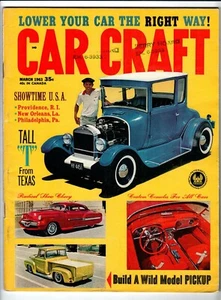 CAR CRAFT Magazine March 1963 Tall “T” from Texas / Custom Consoles for All Car - Picture 1 of 3