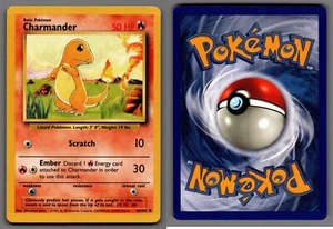 1999 Pokémon, Basisset, #46/102 Charmander, Common - Bild 1 von 4