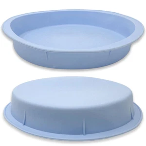 2er Set Silikon Backform Ø 25 cm Tarte Pizza Obst Kuchen Form Rund Käsekuchen - Bild 1 von 1