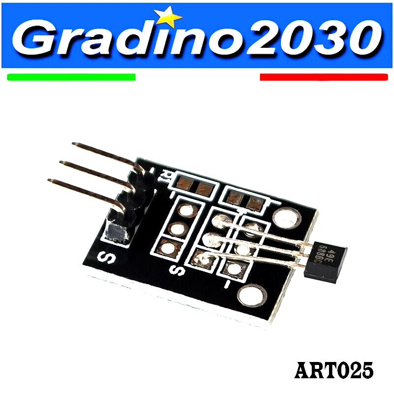 Sensore Magnetico KY-035 Modulo Hall Analogico per Arduino, AVR, PIC - Immagine 1 di 1