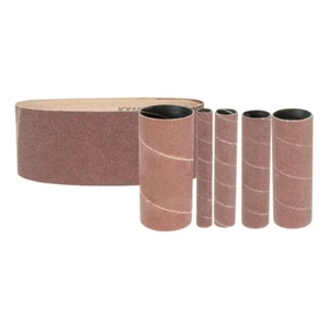 Güde Schleifzubehör-Set 6-tlg. K150 Schleifhülsen Schleifband für Bandschleifer - Bild 1 von 2