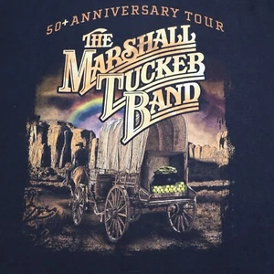 Camisa Marshall Tucker Band Para Hombres XL Negra 50th AV Parachoques Pegatina Oficial Delta - Imagen 1 de 7
