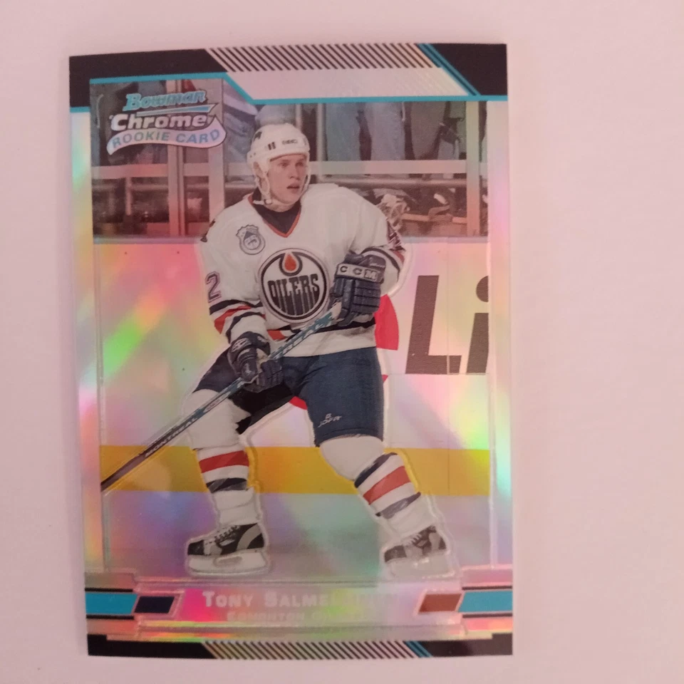 2003 Bowman Chrome Draft Picks & Prospects Refractor Tony Salmelainen Rookie RC - Image 1 of 2