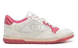 GUCCI MAC80 Damen Low-Top Used Sneaker Weiß/Rosa EU 37,5 US 10,5 $ 980 - Bild 1 von 7