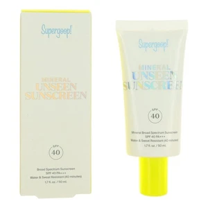 Protector solar Supergoop Mineral Unseen de Supergoop, protector solar de 1,7 oz SPF40 - Imagen 1 de 1