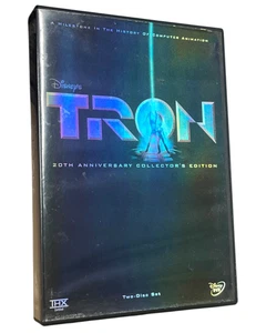 mint discs TRON 20th Anniversary Collector's Edition DVD 2-Disc Set Disney CGI - Foto 1 di 6