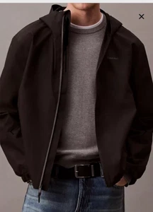 Calvin Klein Men's (L)Softshell Zip-Front Hooded Jacket - Picture 1 of 3