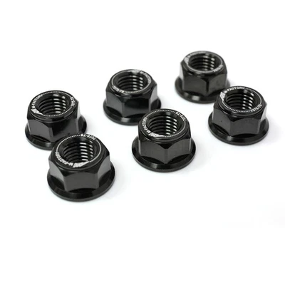 Tuercas de piñón traseras CNC Racing negras para Yamaha XSR 700 16-24 23 22 21 20 19 18 Foto 1 de 4