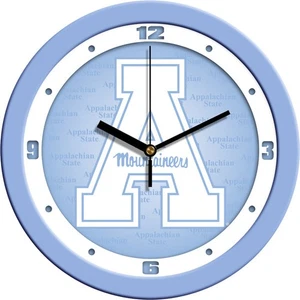 Appalachian State Mountaineers Baby Blue Wall Clock - Picture 1 of 1