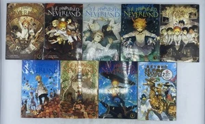 The Promise Neverland Lot English Manga Vol 2-5, 7, 9, 10 Beyond VIZ Kaiu Shirai - Picture 1 of 20