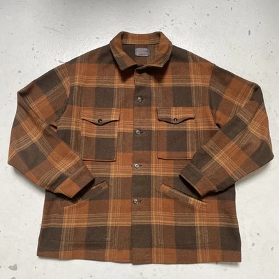Chaqueta de Colección Pendleton Lana a Cuadros Mackinaw Cruiser Ranch Tareas Hecha en EE. UU. XL Foto 1 de 4