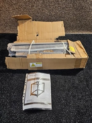 StarTech 4-Post 15U Mobile Open Frame Server Rack, 19 in Network Rack - Image 1 of 4