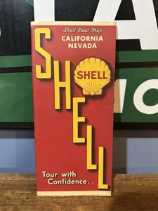 1934 Shell Road Map: California Nevada NOS - Picture 1 of 1