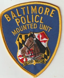 Baltimore PolicL (error) Mounted Unit obsolete patch shipped from Australia - Picture 1 of 1