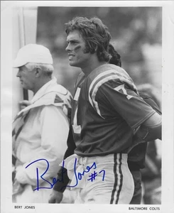 Bert Jones Baltimore Colts Quarterback 1973-81 Autographed 8x10 Photo Rams 1982 - Picture 1 of 1