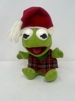 1988, Jim Henson, Muppet Babies, Baby Kermit, 8” Plush. - Image 1 of 4