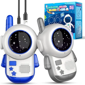 Walkie Talkie Kinder Aufladbar Astronauten Spielzeug Funkgerät - Bild 1 von 7