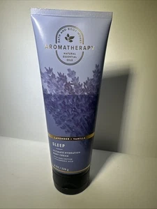 NEU Bath & Body Works Aromatherapie Schlaf Lavendel + Vanille Körpercreme 8 Oz. - Bild 1 von 6