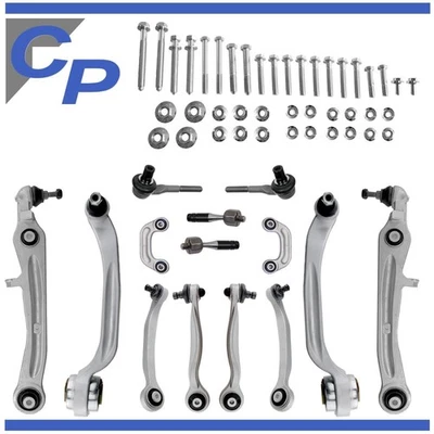 Control Arm Set Front for Audi A8 4E Bolts 14pcs Front Left Right - Image 1 of 4