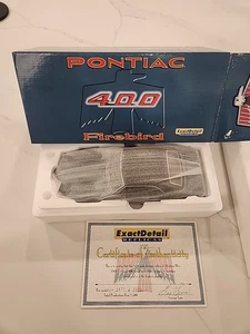 Pontiac 400 Firebird Exact Detail Replicas Diecast 1:18 Car - Blue. Cert. /2500 - Picture 1 of 23