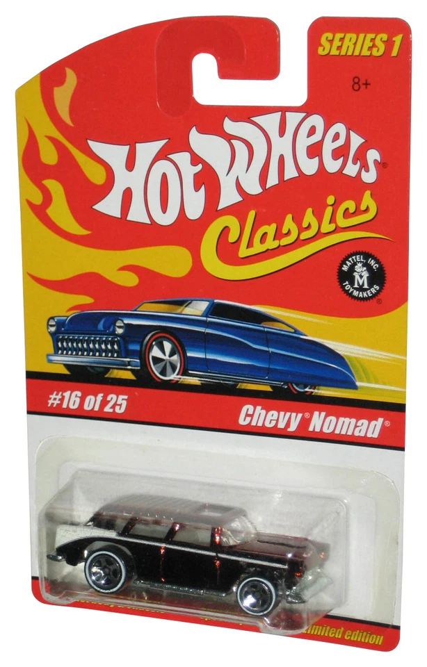 Hot Wheels Classics Series 1 (2004) Red Chevy Nomad Toy Car #16/25 - Image 1 of 1
