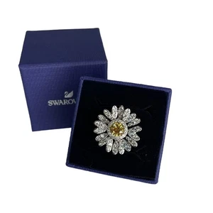 Swarovski Eternal Flower ring Flower, Yellow, Mixed metal finish 52 EUR / USA 6 - Picture 1 of 9