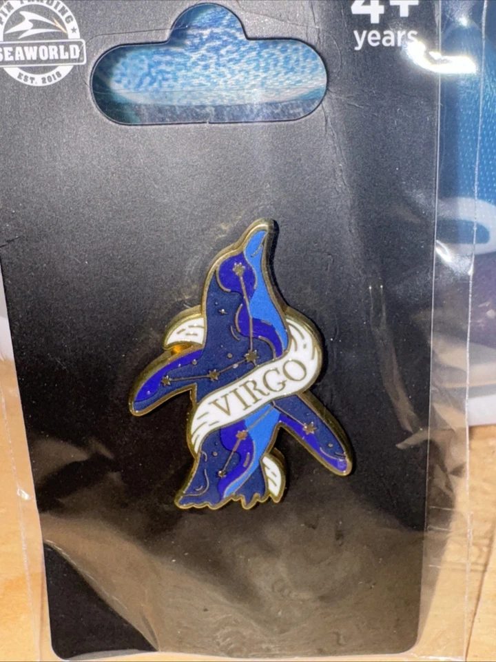 New!! Seaworld Orlando Penguin Virgo Pin — 第 1/1 张图片