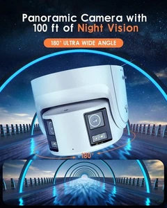 Brand 8MP 180° Panoramic ColorFul Turret IP Camera 2CD2387G2P-LSU-SL-4mm - Picture 1 of 1
