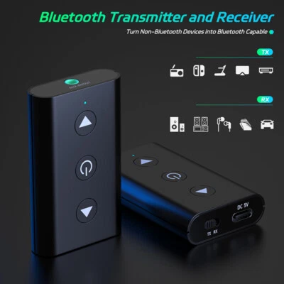 GTMEDIA A2 Bluetooth 5.1 Transmitter Receiver For TV Home Stereo Audio Adapter - Image 1 of 4