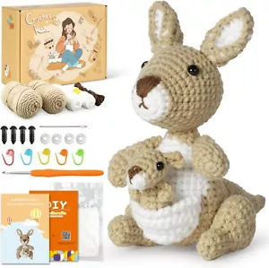 Beginner Crochet Kit with Video Tutorials - Animal Crochet Patterns - Picture 1 of 7