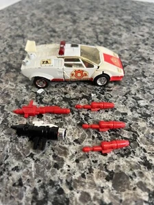 G1 Transformer Red Alert 100% complete White Used Condition vintage 1984 - Picture 1 of 7