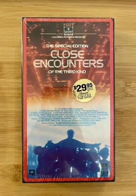 Close Encounters Of The Third Kind VHS Movie Waterfall Watermarks Sealed - Image 1 of 2