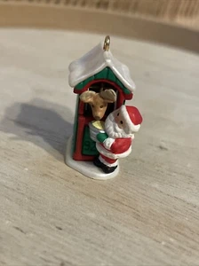 Hallmark Keepsake Miniatura Ornamento Tiempo de Alimentación 1992 Sin Caja - Imagen 1 de 8