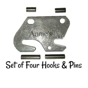 Set of bed rail fasteners with pins - Bed frame furniture - Bed Hooks - Picture 1 of 1