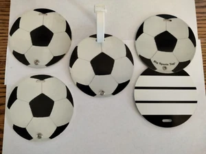 The Big Tag Plastic Luggage Tag Soccer (4) - Picture 1 of 2