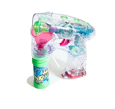 Seifenblasenpistole Seifenblasen Pistole Flasch Bubble Gun Licht & Sound Toys - Bild 1 von 3