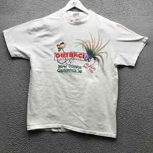 Koszulka męska Vintage 1998 Hanes New Orleans Conference Outback Steakhouse duża 