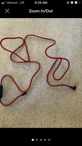Beats By Dr Dre Genuine Aux Cable For Beats By Dr Dre Wireless Headphones 4 Ft . - Picture 1 of 5