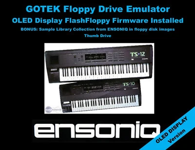 Diskettenlaufwerk Emulator OLED DISPLAY - FLASHFLOPPY Firmware - ENSONIQ TS-10 TS-12 - Bild 1 von 2