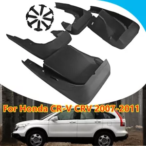 4 piezas guardabarros delanteros contra salpicaduras traseros aletas de barro para Honda CR-V CRV 2007-2011 - Imagen 1 de 4