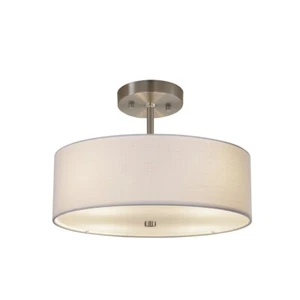 Justice Design Fusion 12" LED Pendant, Black/Opal Glass - FSN-4191-OPAL-MBTX - Picture 1 of 1