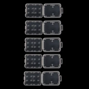 5PCS Transparent Memory Card for Case Fits Mini CF Holder - Picture 1 of 8