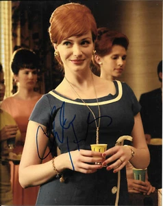 CHRISTINA HENDRICKS SIGNED HANDSIGNIERT MAD MEN SCHAUSPIELERIN 8x10 FOTO COA - Bild 1 von 1