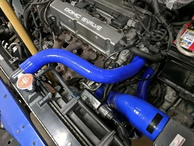 Silicone Radiator Hose Kit for 2003-2006 Mitsubishi Outlander Airtrek CU2W 4G63T - Image 1 of 2