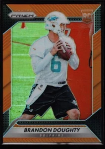 BRANDON DOUGHTY /299 $15+ DOLPHINS ROOKIE ORANGE REFRACTOR RC 2016 PANINI PRIZM - Picture 1 of 1